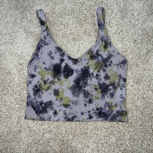 lululemon athletica Tie-Dye Tank Top - Gray and Green